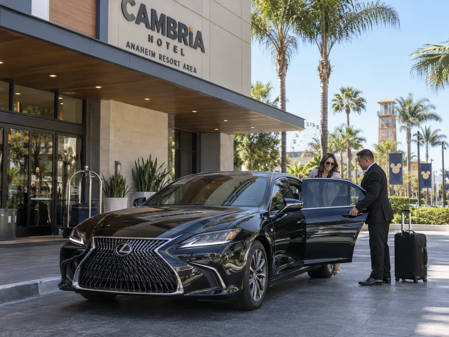 LAX to Cambria Hotel Anaheim car service