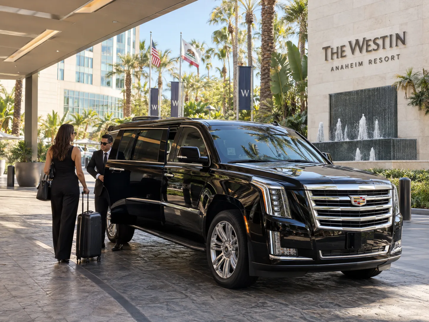 car service from LAX to Westin Anaheim Resort
