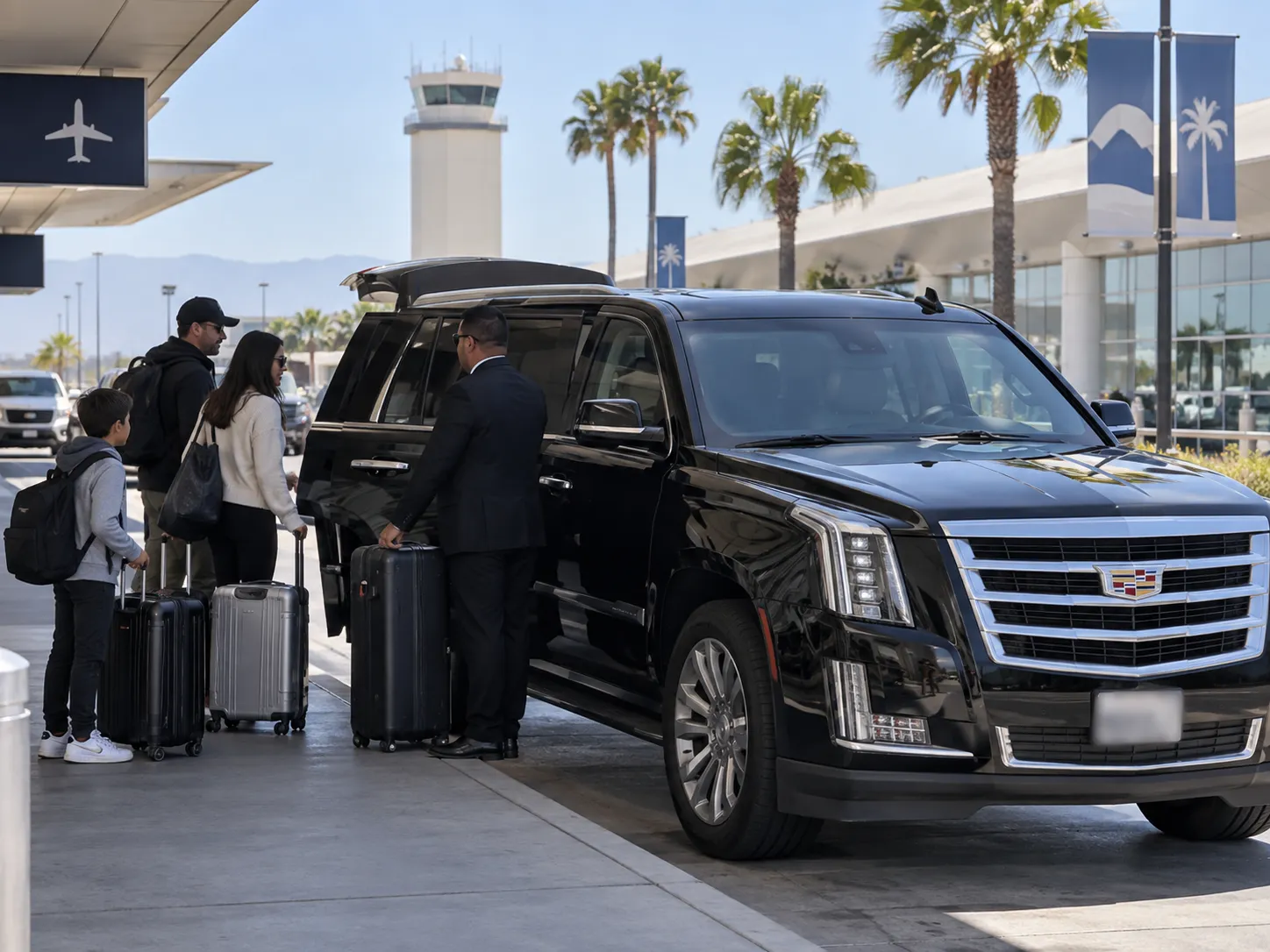 Private airport transportation Ontario California