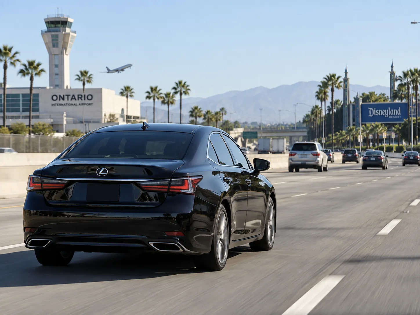 Ontario Airport to Anaheim private car service