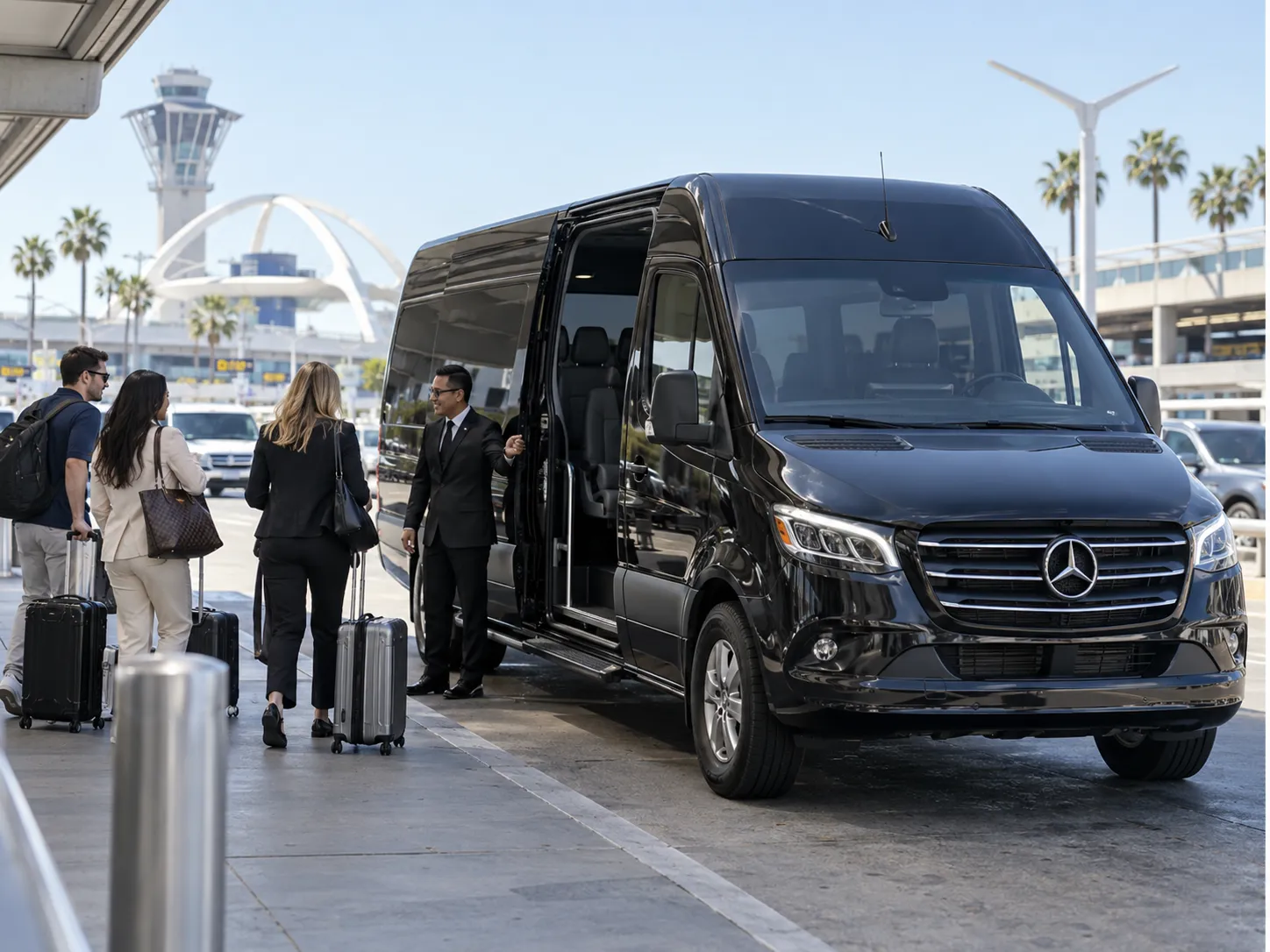group transportation from LAX to Disneyland