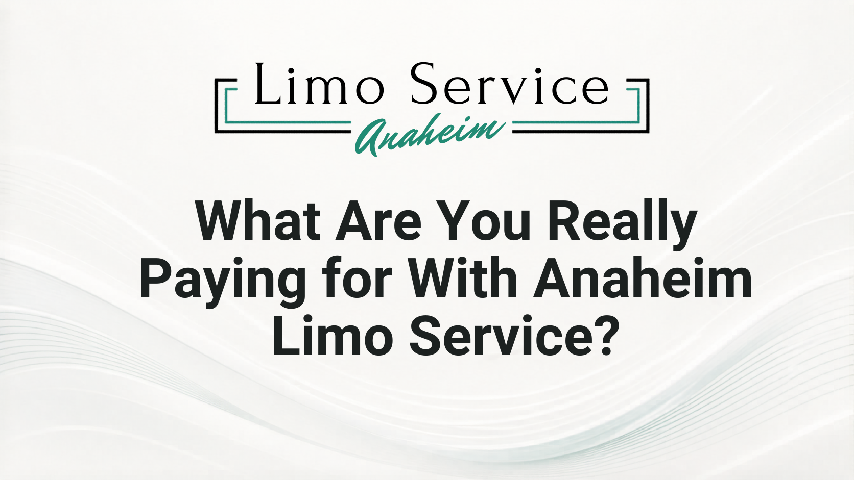 Anaheim Limo Service Beyond the Ride: Best Insider Facts 2026