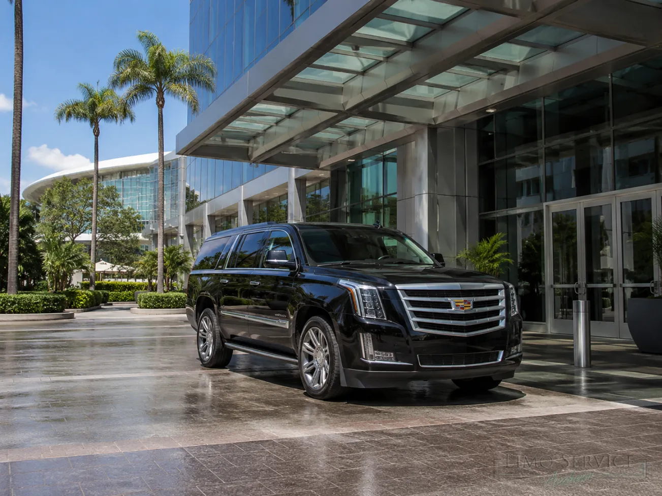 Cadillac Escalade Anaheim Convention Center hotel transportation for executives