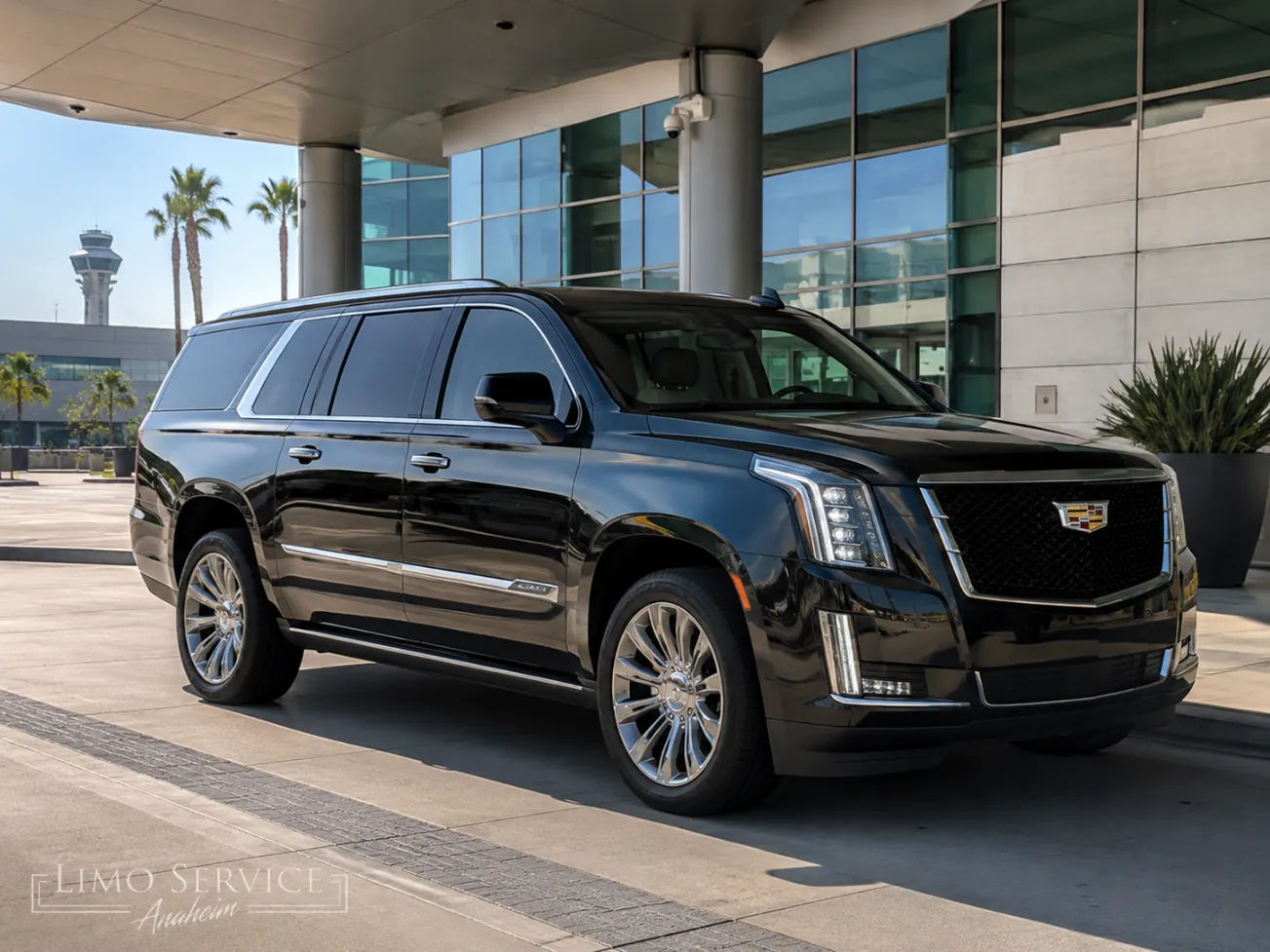Cadillac Escalade private car service from Anaheim to LAX