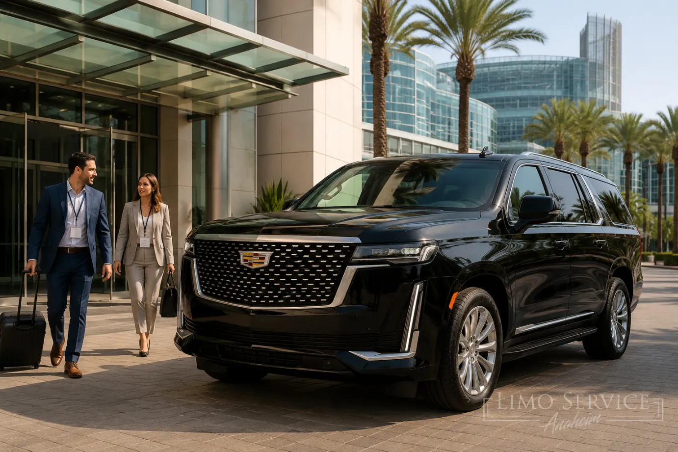Cadillac Escalade executive transportation for Anaheim trade shows