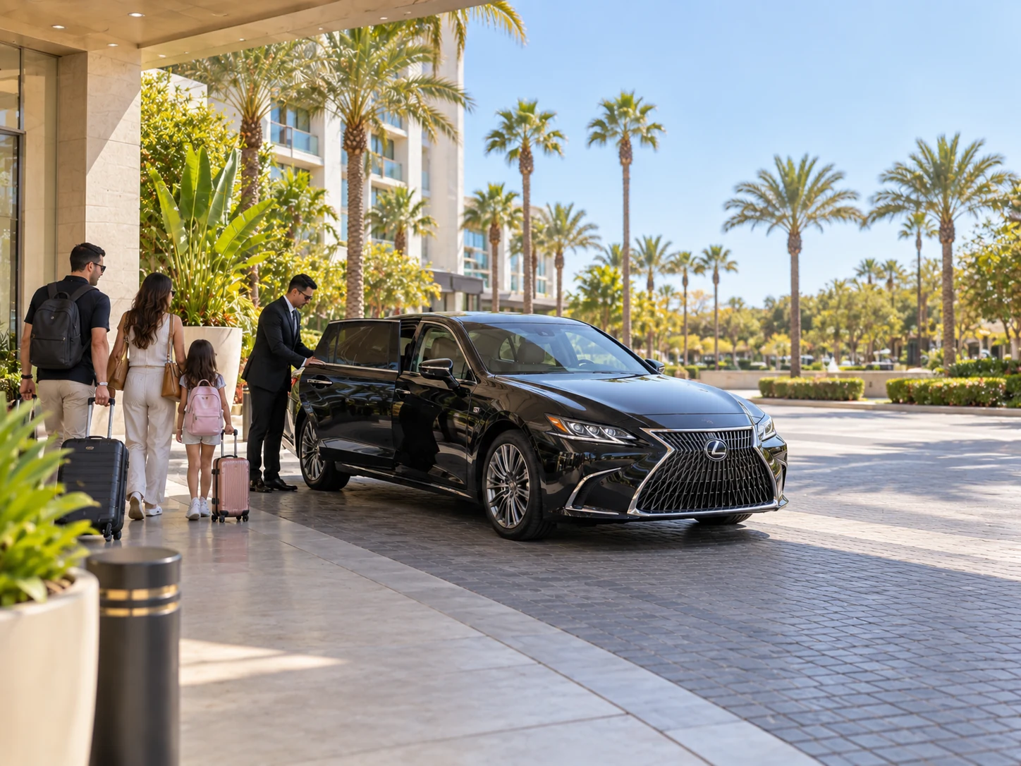 hotel to Disneyland transportation options