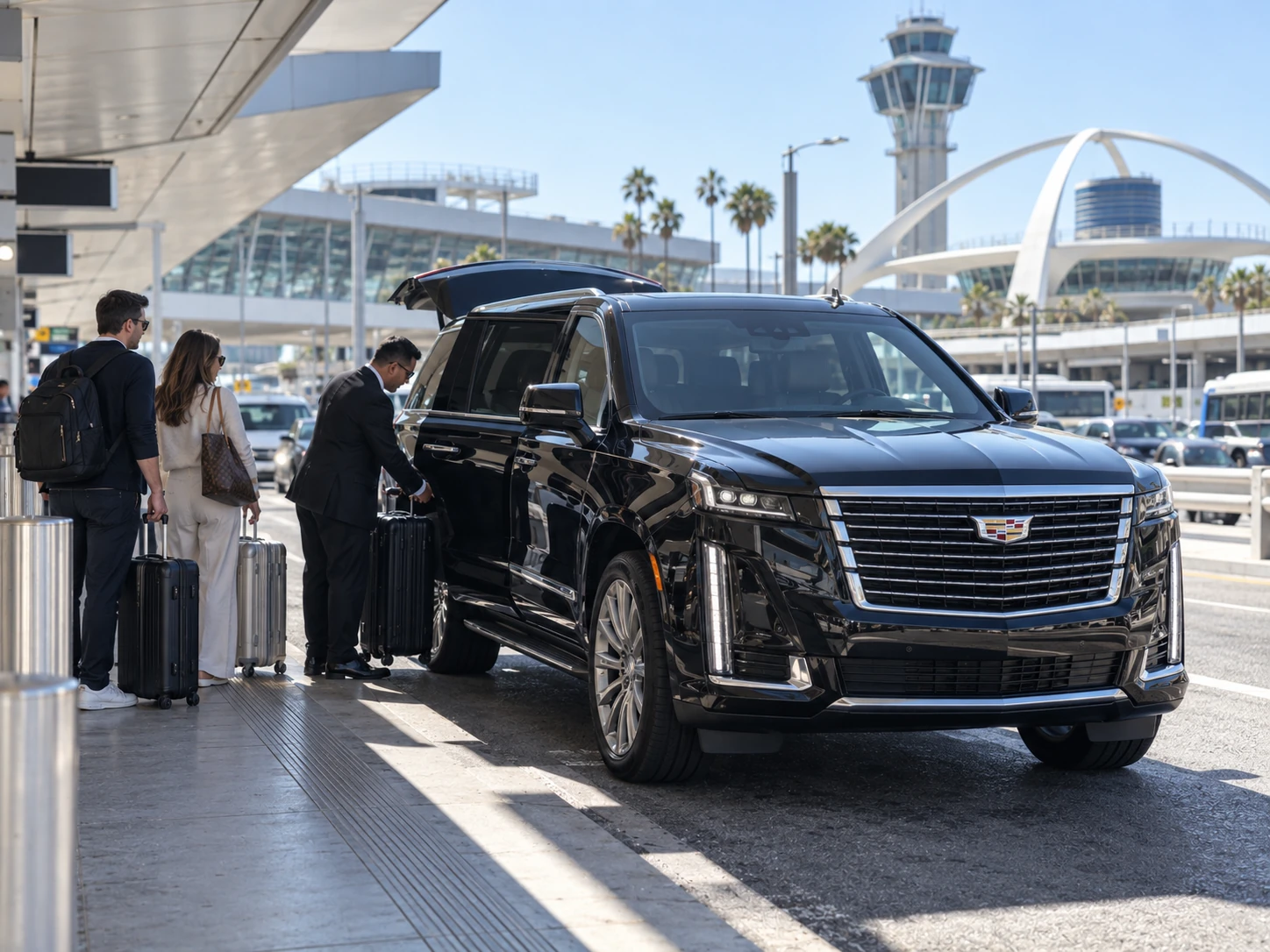 LAX airport pickup transportation to Disneyland