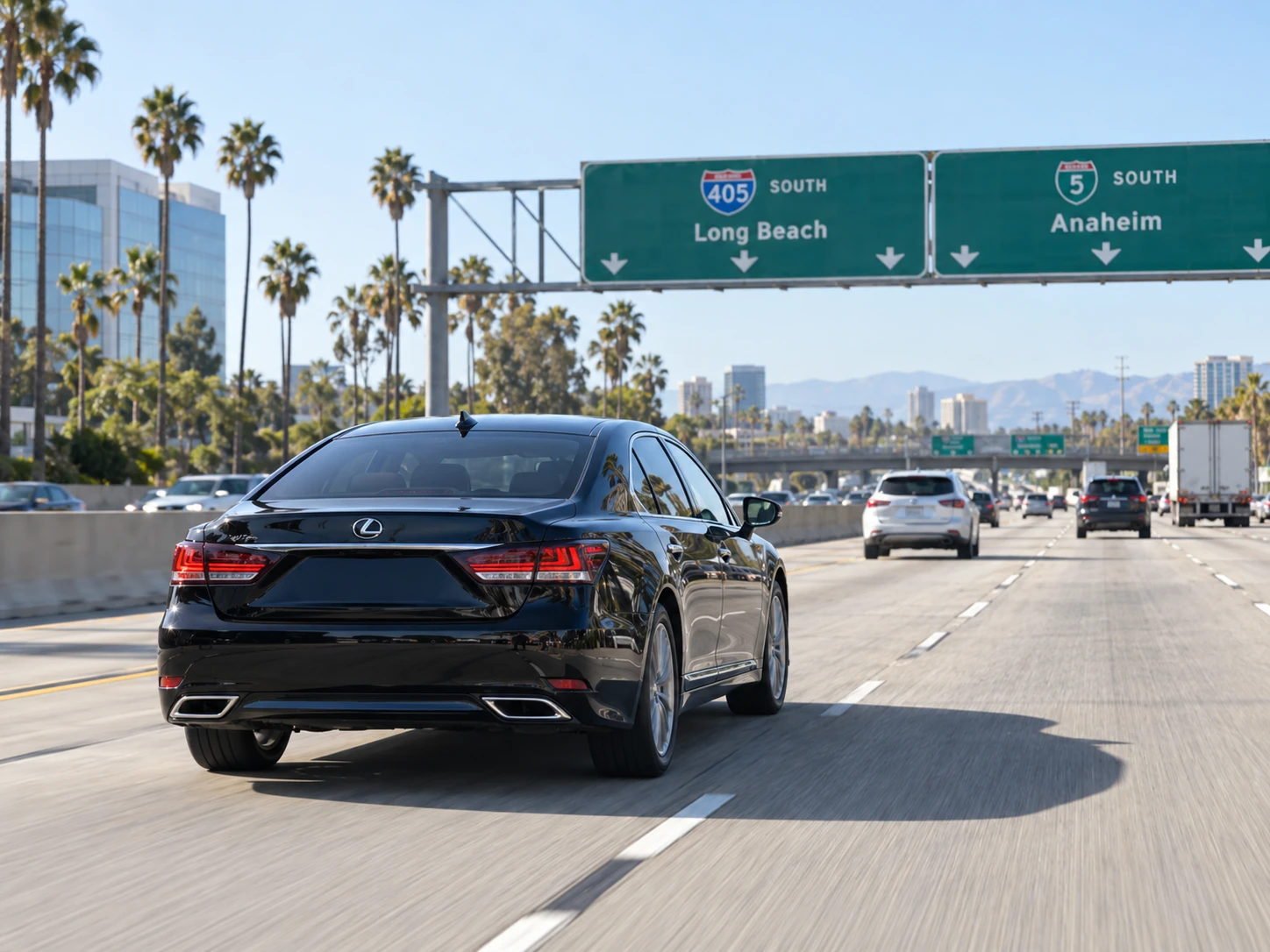 distance from LAX to Disneyland transportation